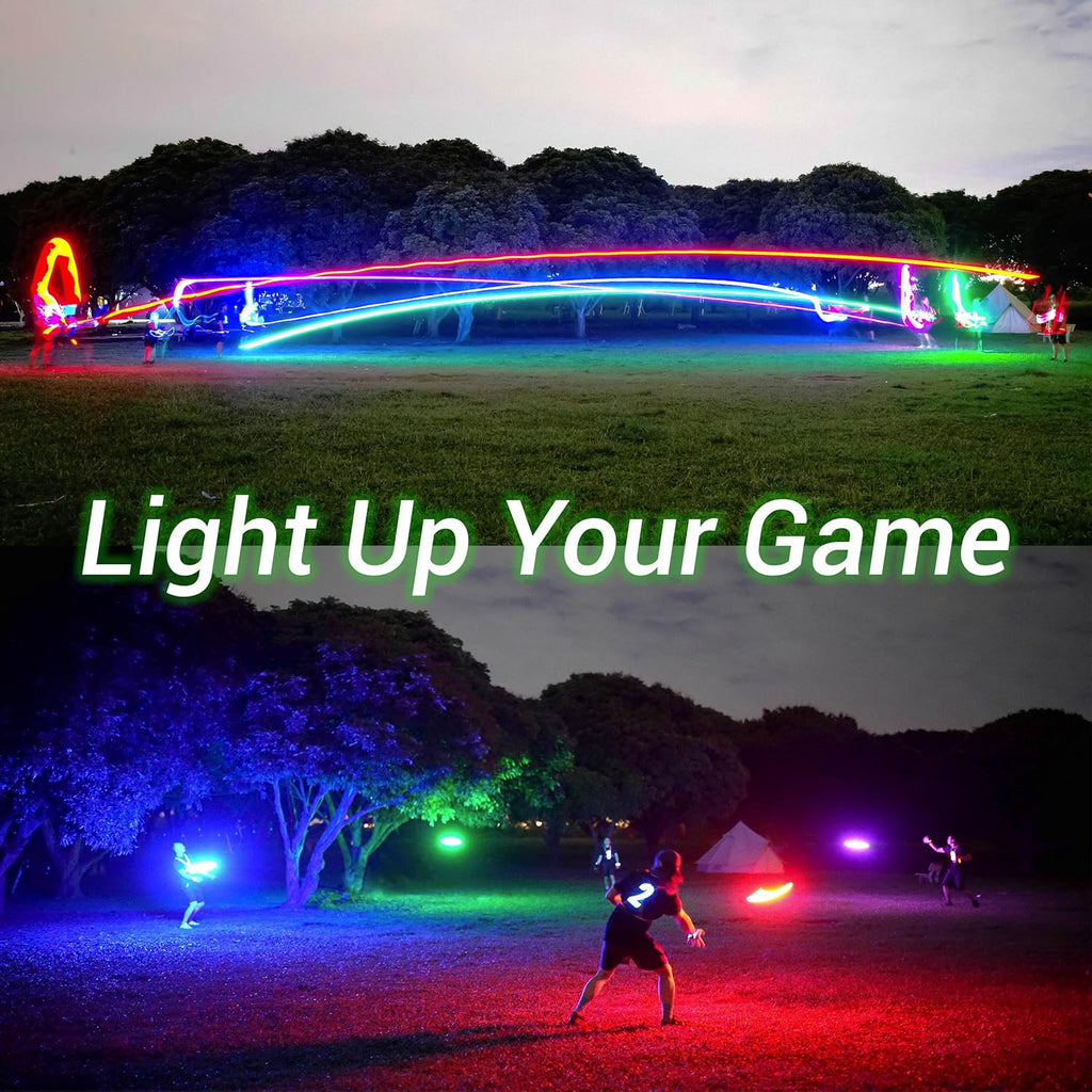 TOSY RGB LED Flying Disc 16 Million Colors Rechargeable