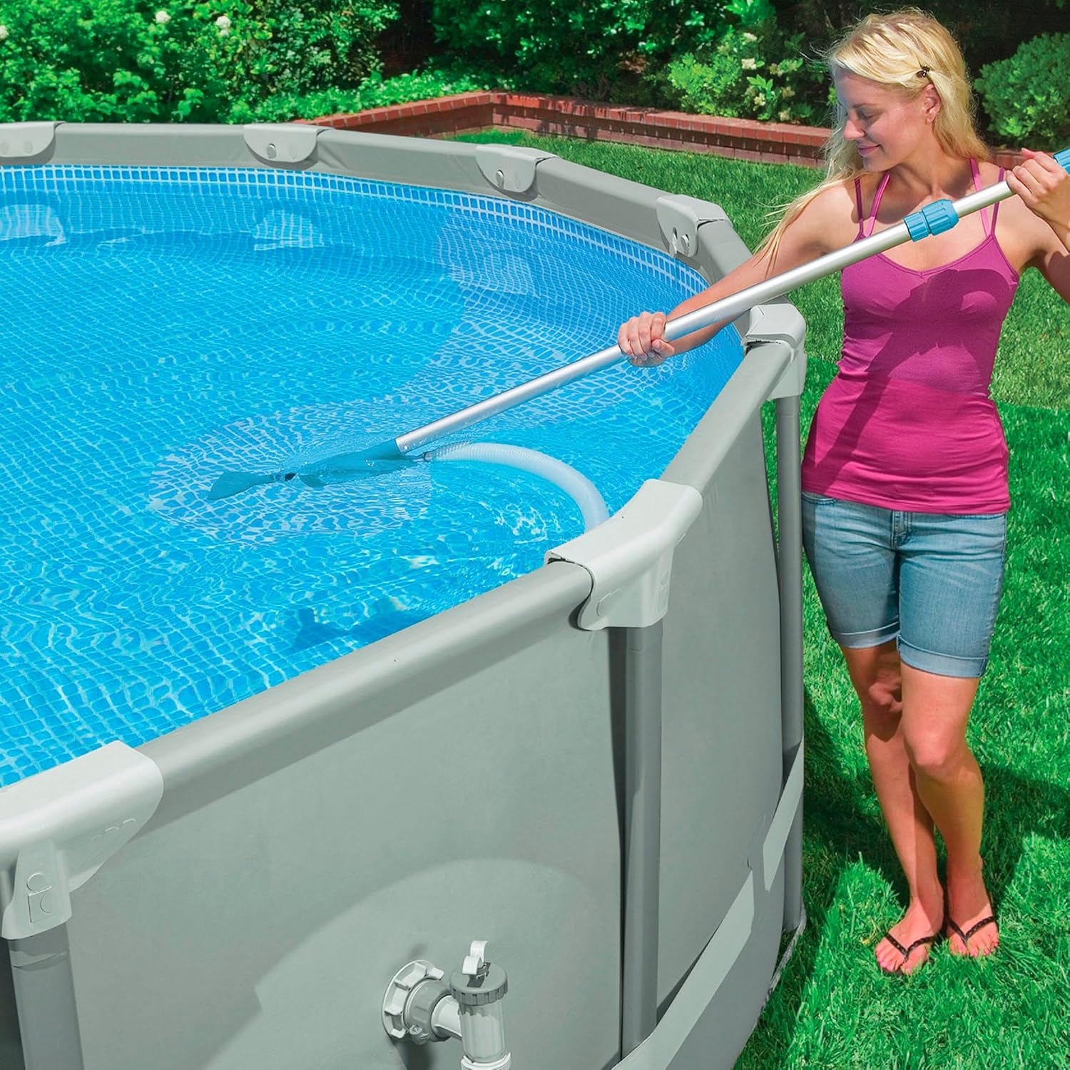 Intex Deluxe Pool Maintenance Kit 1 L/sec Flow Rate Blue