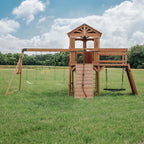 Backyard Discovery Sterling Point Cedar Wooden Swing Set