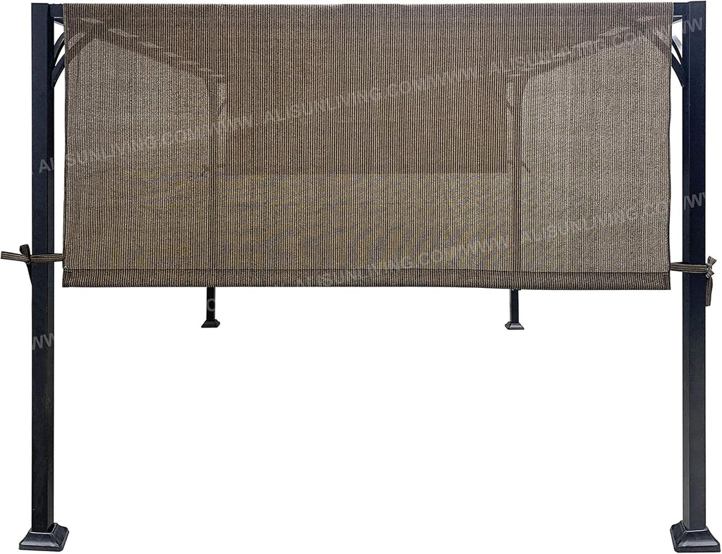 ALISUN Universal Pergola Canopy Top 196x88in Brown