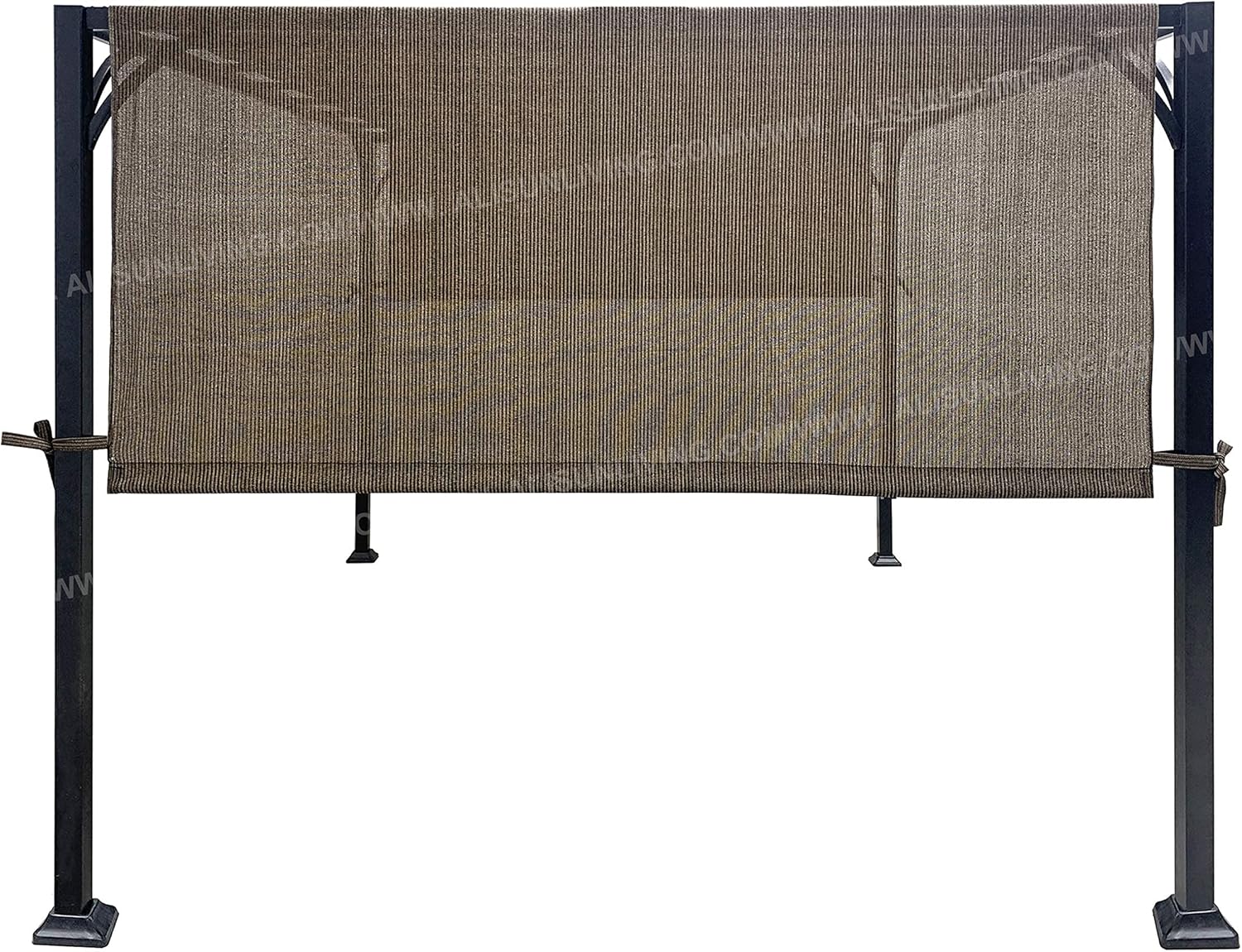 ALISUN Universal Pergola Canopy Top 196x88in Brown